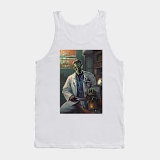 Zombie doctor in apocalypse Tank Top